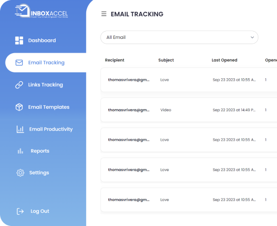 Email tracking